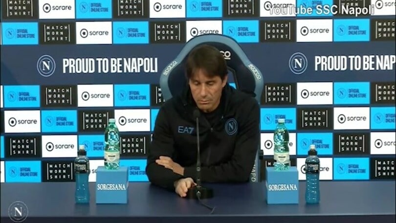 Conte: "Napoli tra le prime quattro? Non firmerei per traguardi minimi"