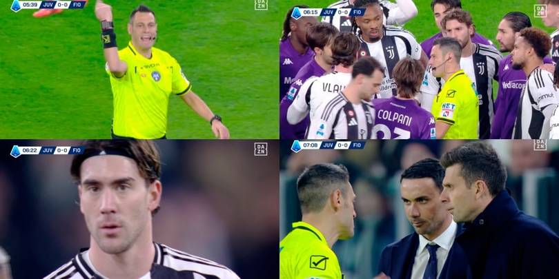 Insulti razzisti a Vlahovic: Mariani sospende Juventus-Fiorentina