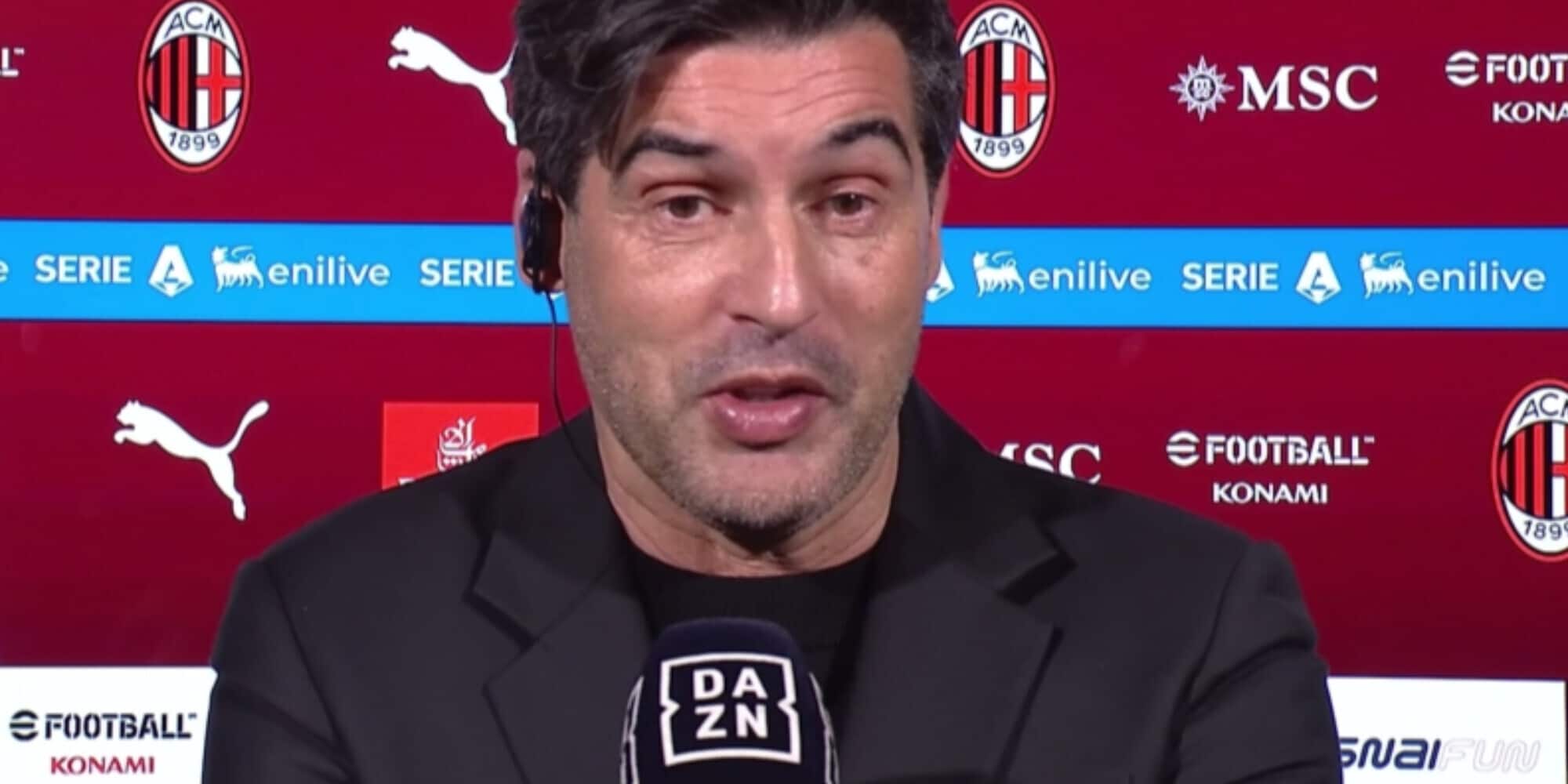 "È vero sono fuori dal Milan", Fonseca annuncia l'esonero: in arrivo Conceicao