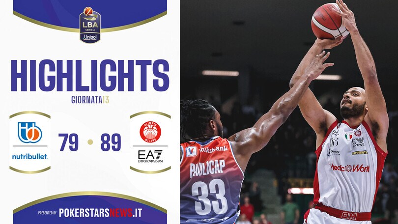NutriBullet Treviso Basket – EA7 Emporio Armani Milano | Serie A Unipol 2024/25