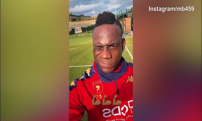Balotelli lascia il Genoa? Lui intanto si allena e non ci pensa