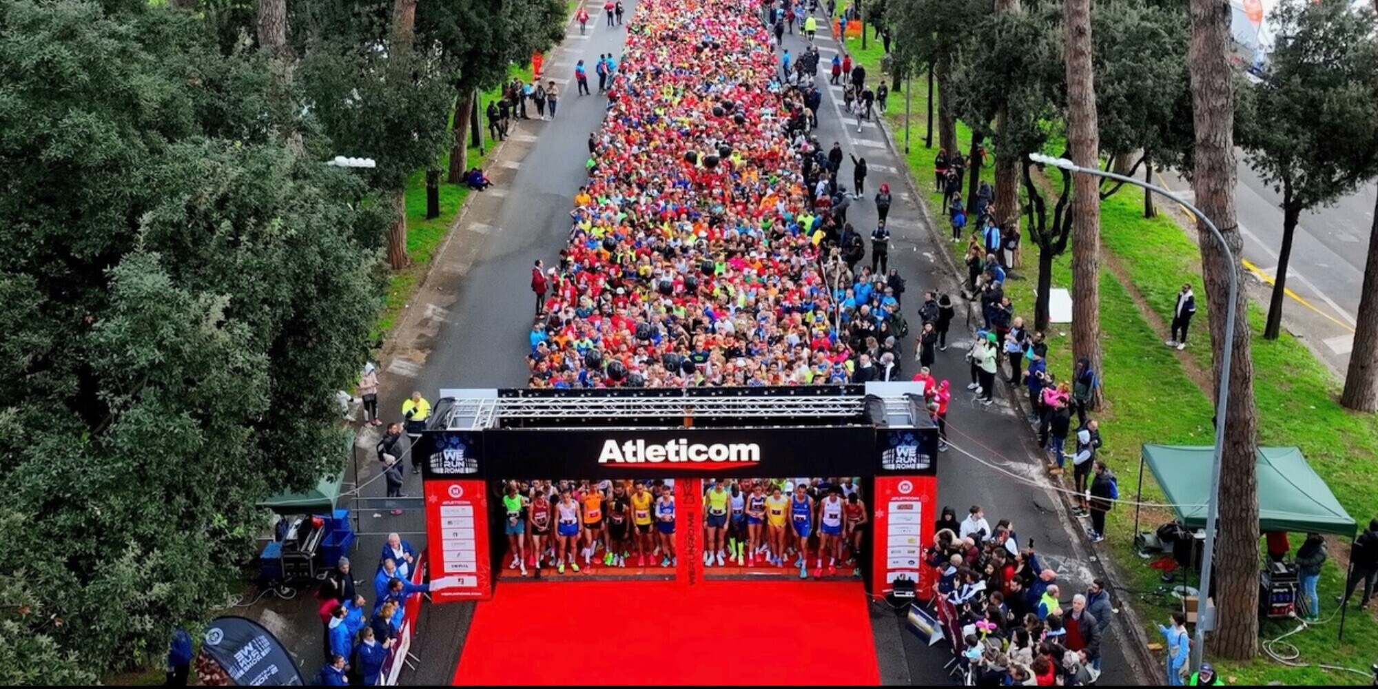 In 9mila al via dell'ATLETICOM WE RUN ROME, l'ultima dell'anno a Roma