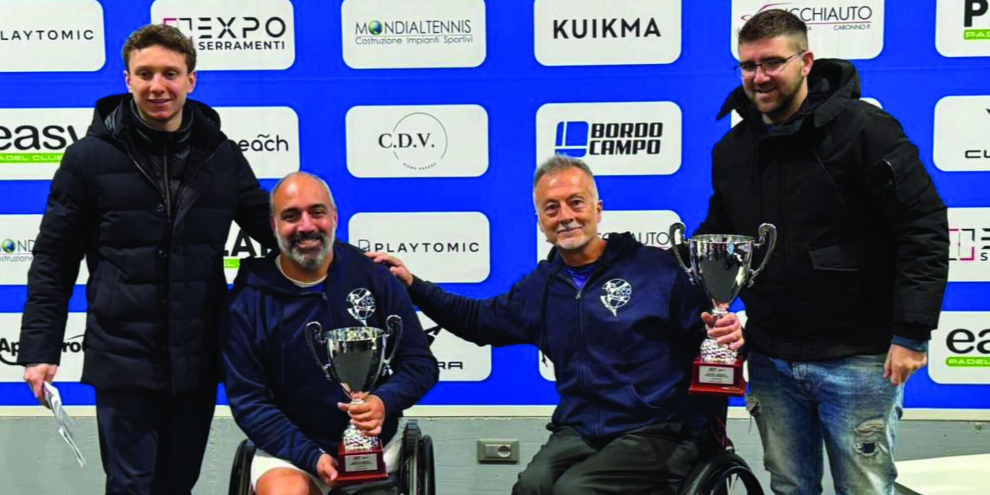 Padel wheelchair: a Punzo-Vasta il master