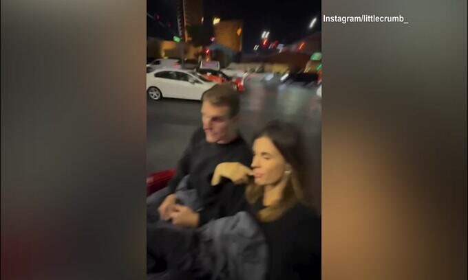 Elisabetta Canalis a Las Vegas col suo Georgian