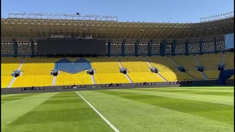 Nello stadio della Supercoppa