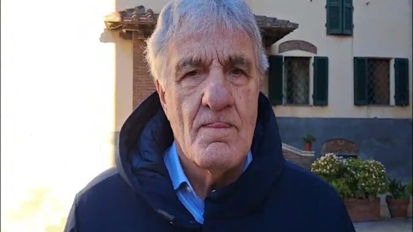 Claudio Sala a Piombino ai funerali di Aldo Agroppi
