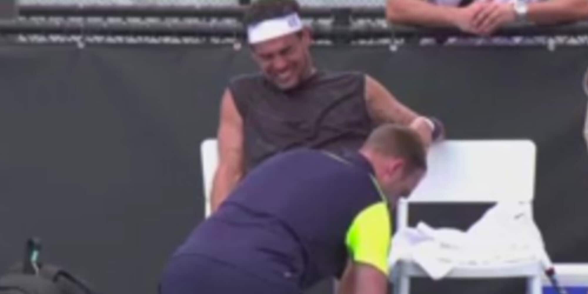 Fognini in lacrime: infortunio e Australian Open a rischio