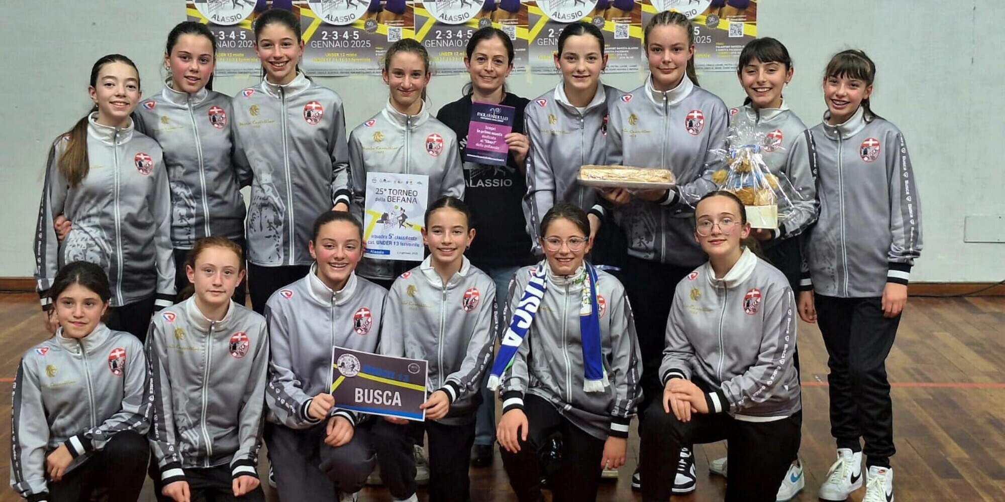 Ottimo 5° posto per l’U13 del Volley Busca al Torneo della Befana