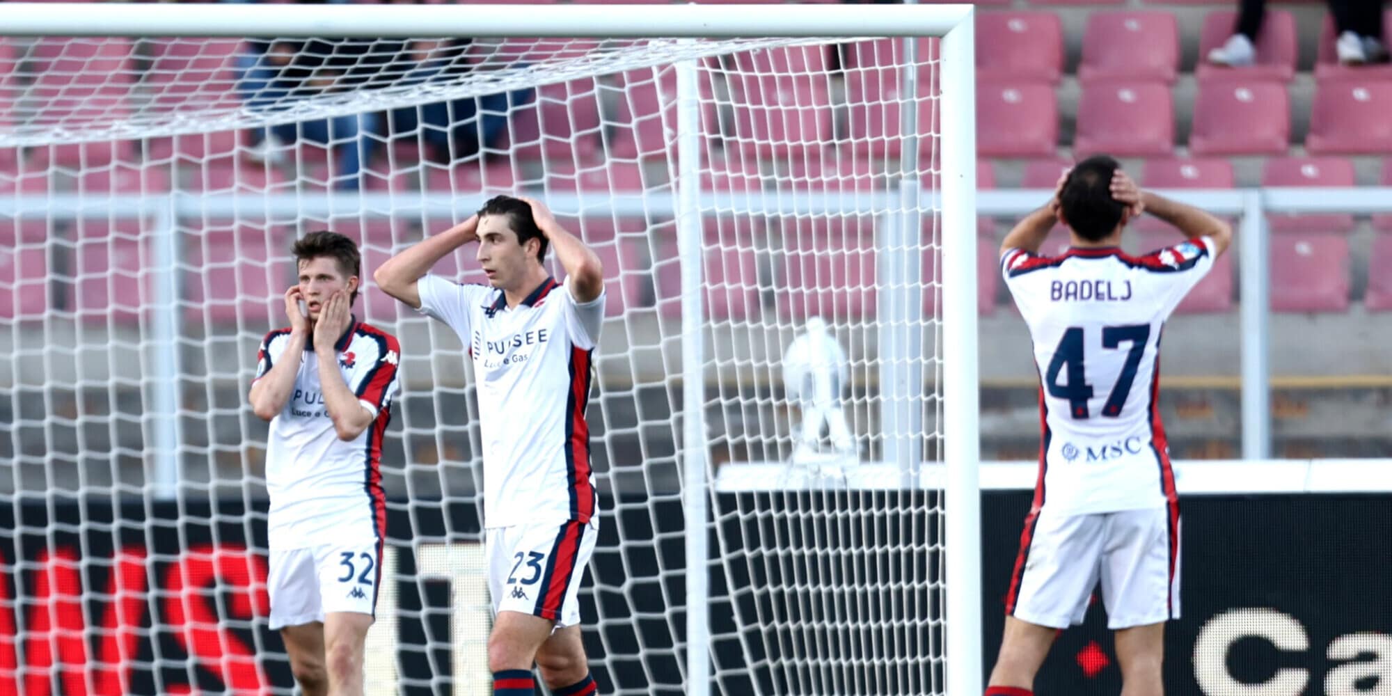 Lecce-Genoa, tra traverse e pali un punto a testa per Giampaolo e Vieira