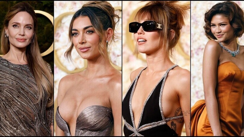 Da Angelina Jolie a Zendaya: la sfilata di star per i Golden Globe 2025