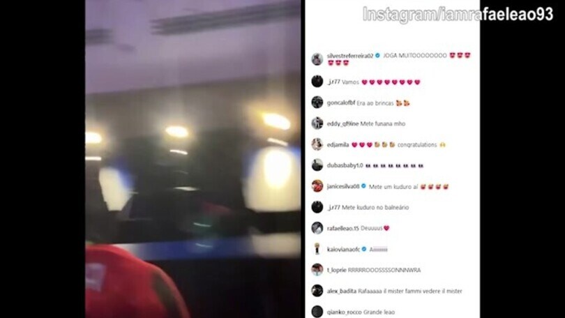 Milan, Leao esulta nello spogliatoio: "Milano è rossonera!!"