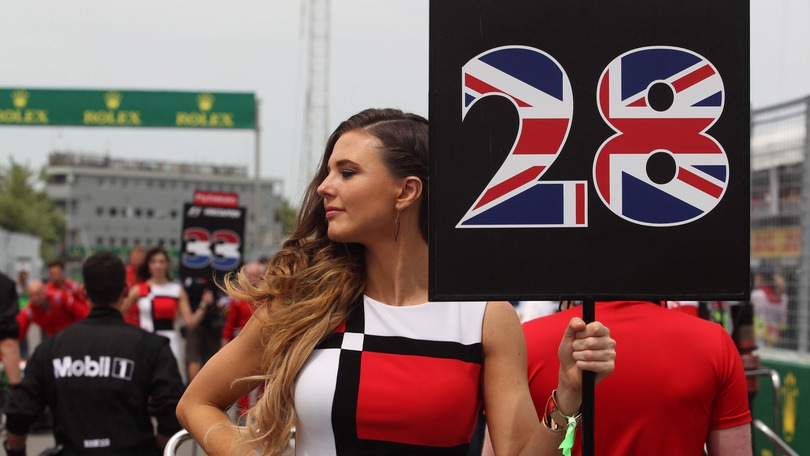 Gp Canada, le sexy grid girl a Montreal