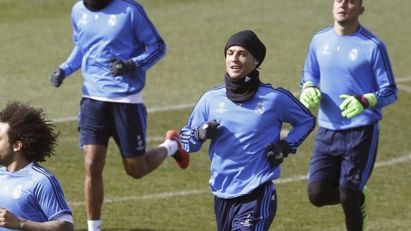 Champions League, il Real Madrid si allena alla vigilia della sfida con la Roma