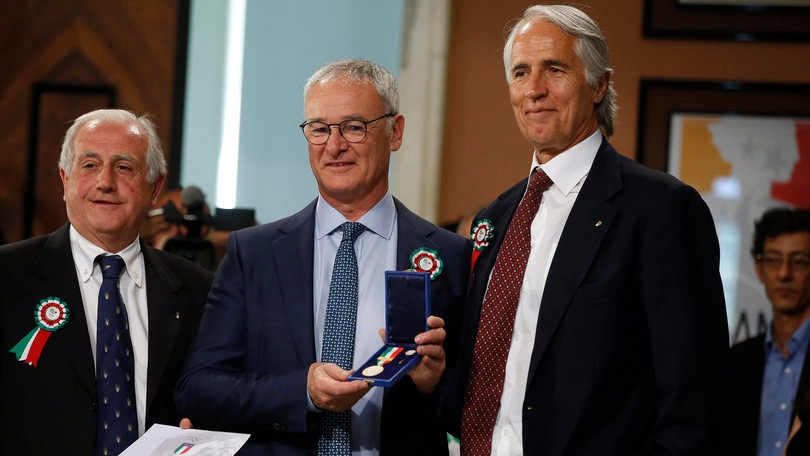 Ranieri riceve a Roma il premio Bearzot