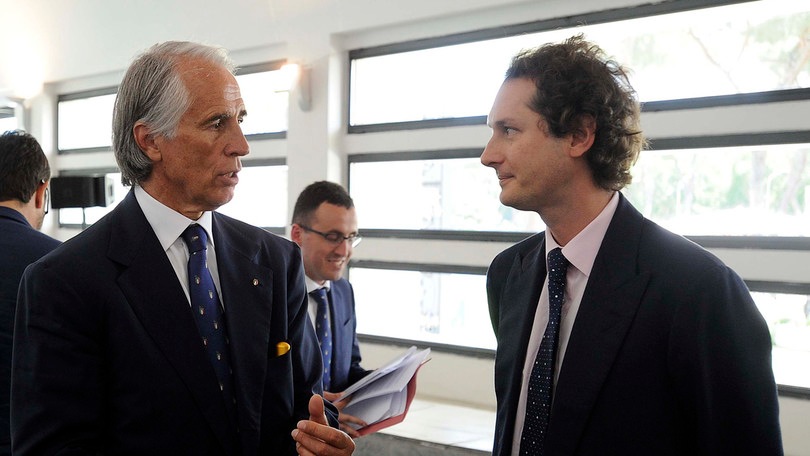 John Elkann e Malagò per la Fondazione Agnelli al Foro Italico