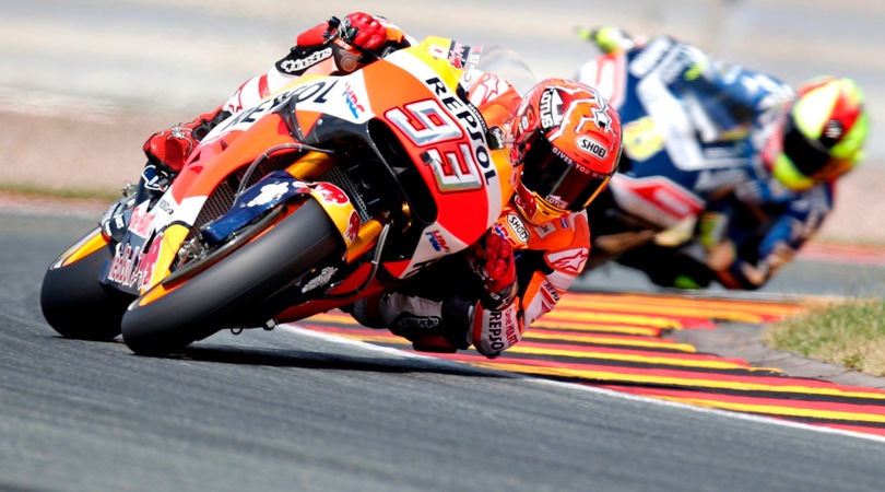MotoGp, Sachsenring: vince Marquez, per Rossi solo un ottavo posto