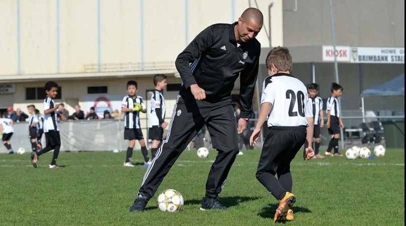 Juventus, Trezeguet visita la JAcademy di Melbourne