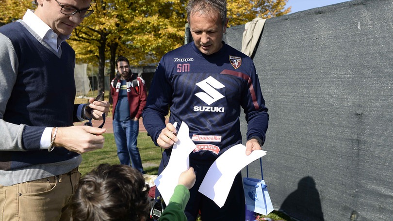 FOTO Torino, Mihajlovic fa entrare i tifosi alla Sisport