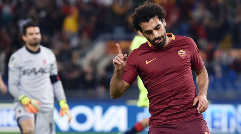 Serie A: Roma-Bologna 3-0, i tre gol di Salah e le emozioni della partita