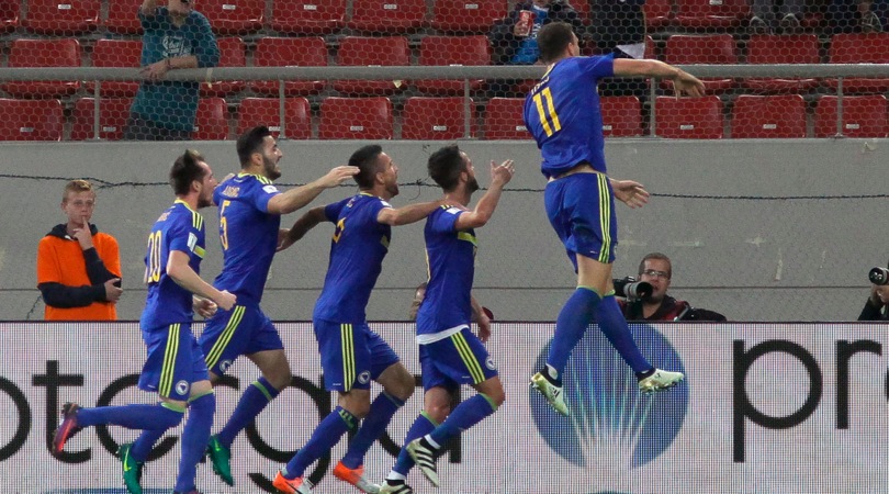 Grecia-Bosnia, le immagini più belle della sfida