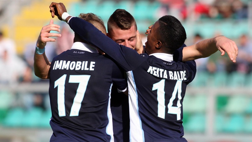 Palermo-Lazio 0-1: Milinkovic-Savic fa tremare De Zerbi