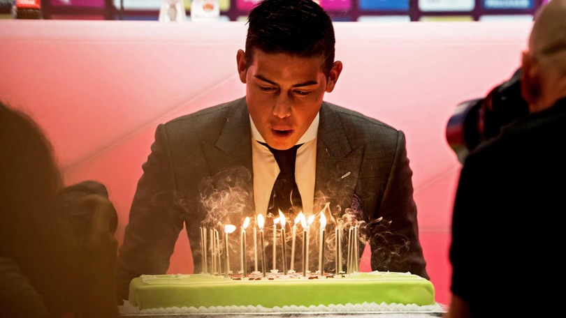 James Rodriguez, festa di compleanno con il Bayern Monaco