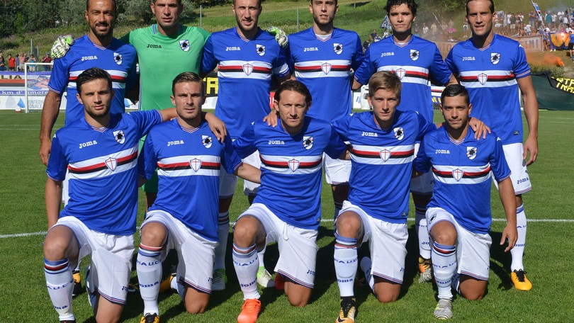 La Sampdoria in campo contro la Sellero Novelle