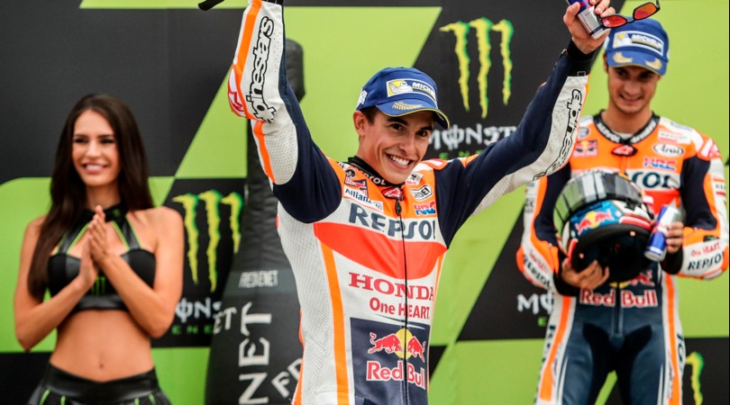 Marquez, trionfo a Brno. Rossi: che peccato