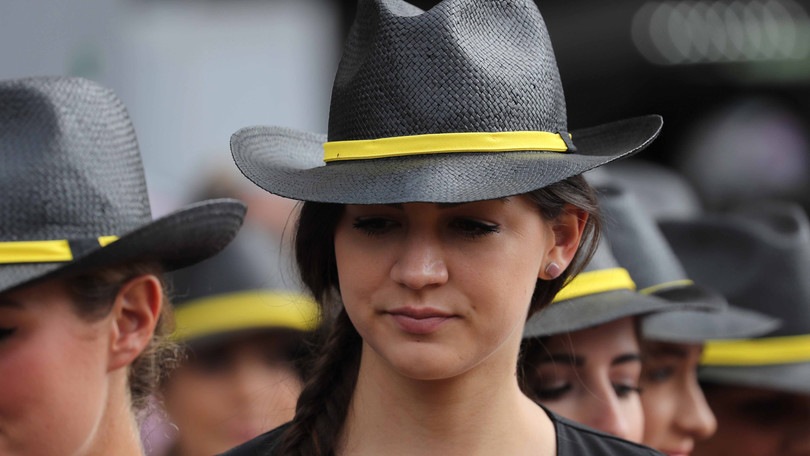 Formula 1, le grid girl a Spa-Francorchamps
