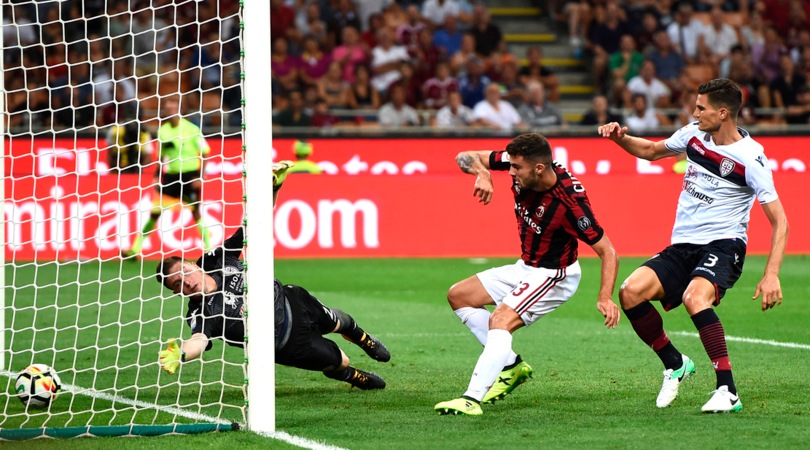 Milan-Cagliari 2-1, Cutrone fa impazzire San Siro