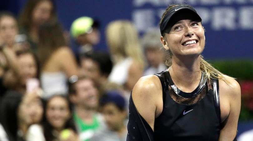 Us Open, le lacrime della Sharapova dopo la vittoria contro la Halep