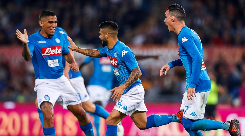 Roma-Napoli 0-1, ci pensa Insigne all'Olimpico