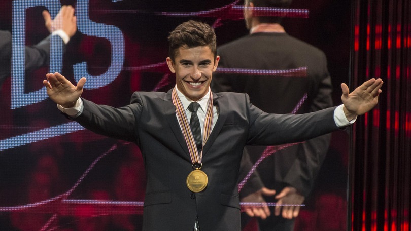 Marquez premiato al galà dei campioni