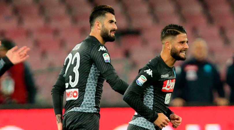 Napoli-Milan 2-1, Insigne e Zielinski affondano Montella