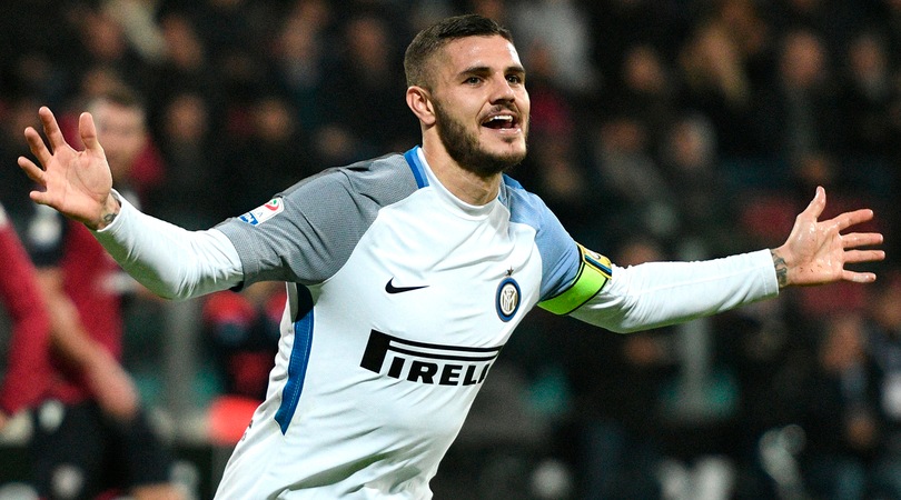 Cagliari-Inter 1-3, Icardi fa doppietta, Spalletti in vetta