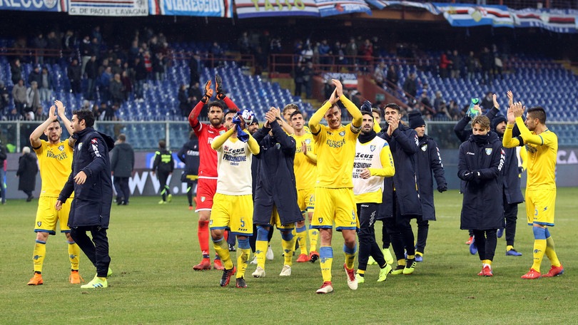 Serie A: Frosinone corsaro, Sampdoria ko