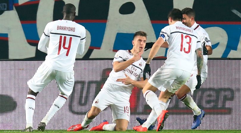 Serie A, Atalanta-Milan 1-3: doppietta di Piatek e gol di Calhanoglu