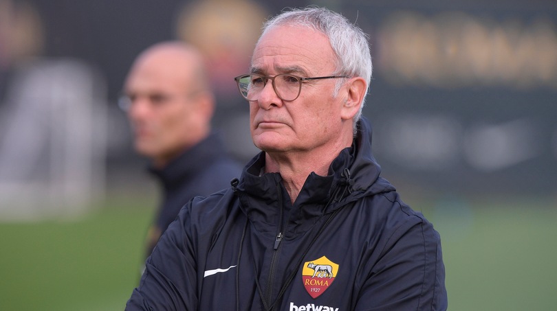 Roma, primo allenamento per Ranieri