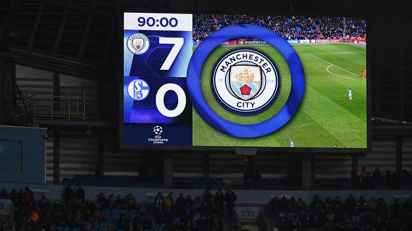 Champions, valanga City sullo Schalke: è 7-0!