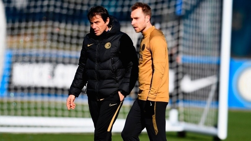 Inter, Conte a colloquio con Eriksen: dal 1’ con l’Udinese?
