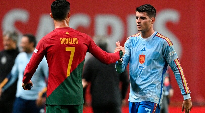 Morata e Ronaldo, gli ex Juve in Spagna-Portogallo