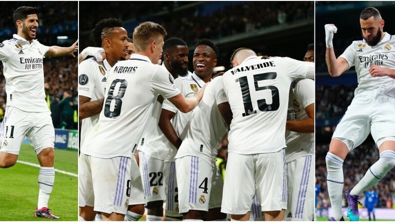 Real Madrid-Chelsea 2-0: Benzema e Asensio, Ancelotti vede la semifinale