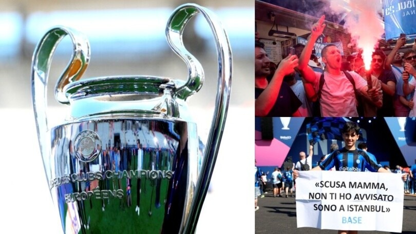 Champions, la coppa dalle grandi orecchie splende nello stadio di Istanbul