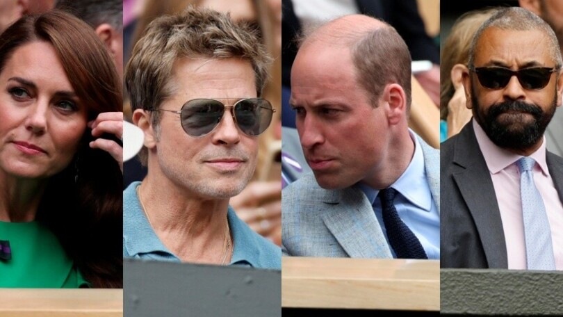 Wimbledon, dal principe William a Brad Pitt: quanti ospiti per Alcaraz-Djokovic!
