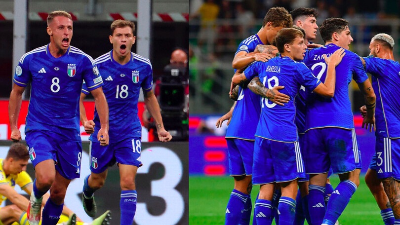 Frattesi, doppietta show in Italia-Ucraina: che esultanza