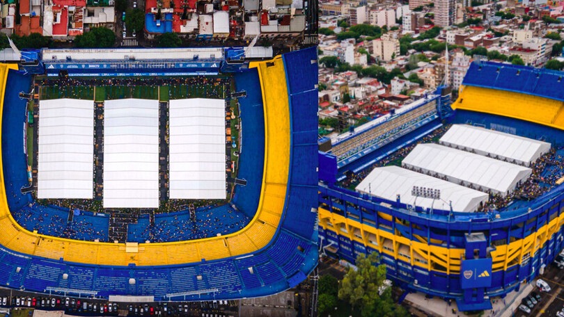 Boca Juniors, la Bombonera come non l'avete mai vista: ecco  perché