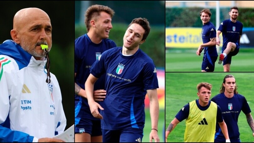 Italia, countdown Europeo: al lavoro tra sorrisi e concentrazione