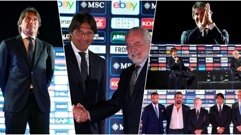 Conte-De Laurentiis, conferenza Napoli: c'è anche Manna