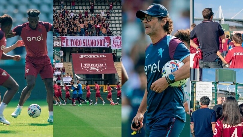 Entusiasmo, intensità e partita in famiglia: il Toro di Vanoli si allena davanti a duemila tifosi