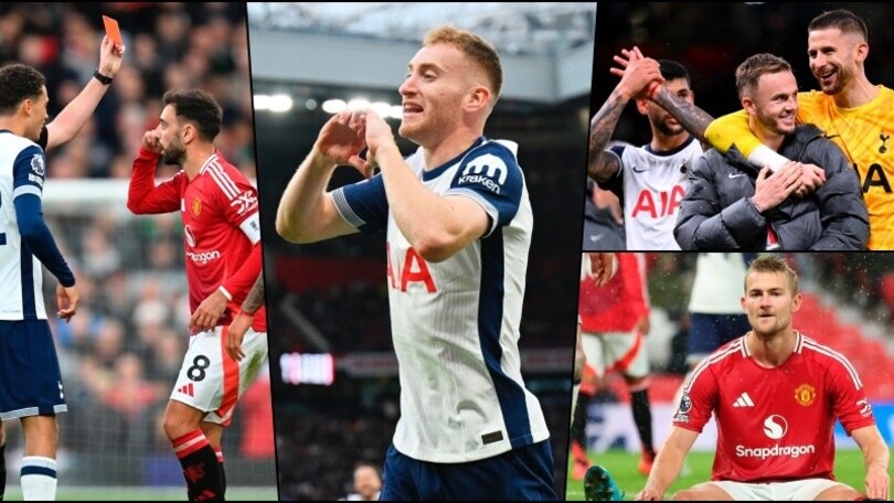 Kulusevski a segno, De Ligt in ginocchio: United travolto a Old Trafford